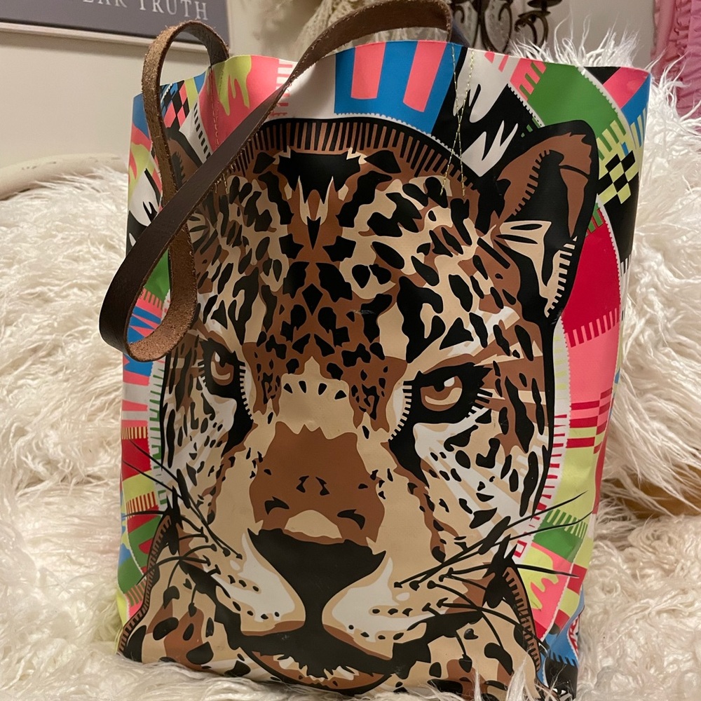 Mara Hoffman very rare jaguar tote